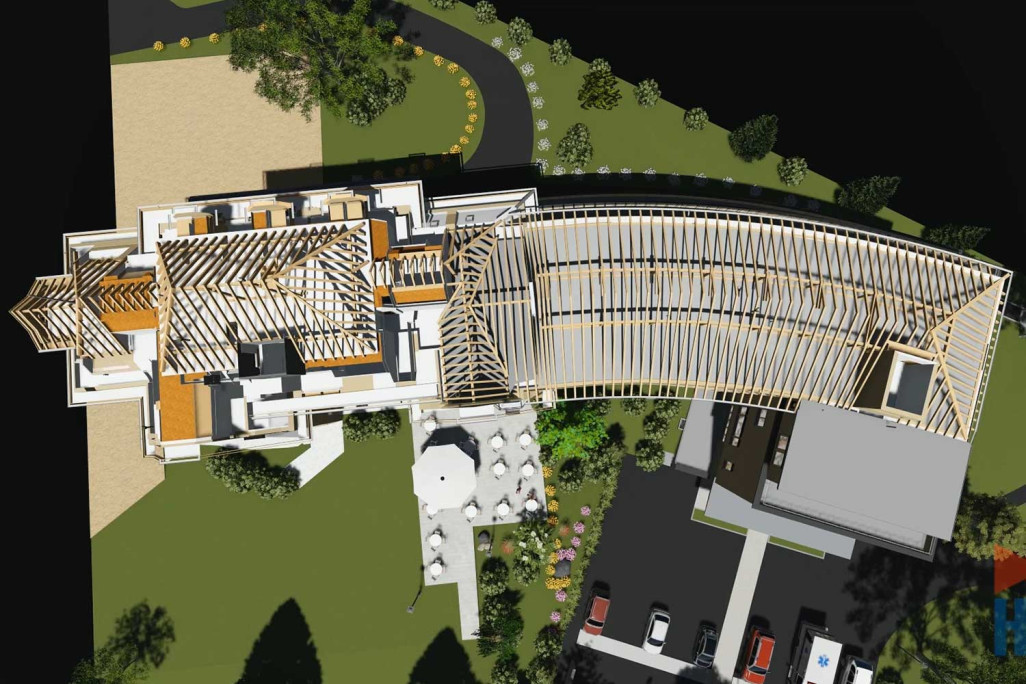 Hôpital GZO, modèle 3D, HMQ AG