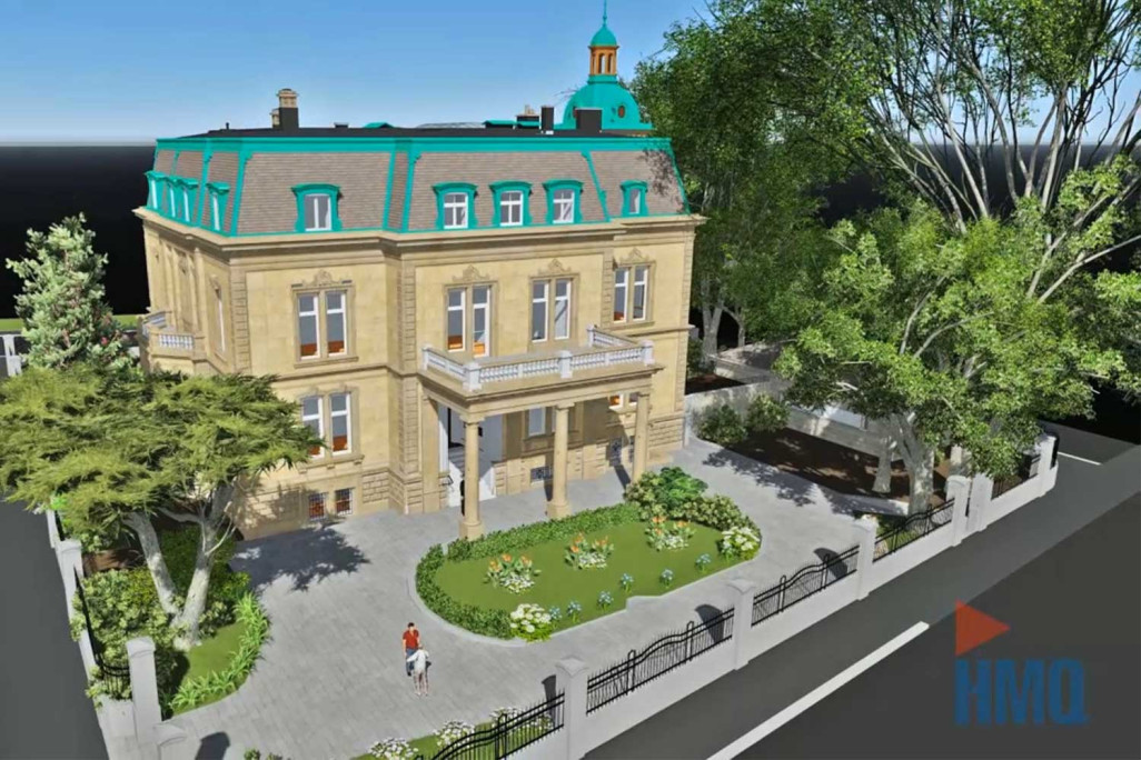 Zurich, Villa Windegg, modèle 3D, HMQ AG