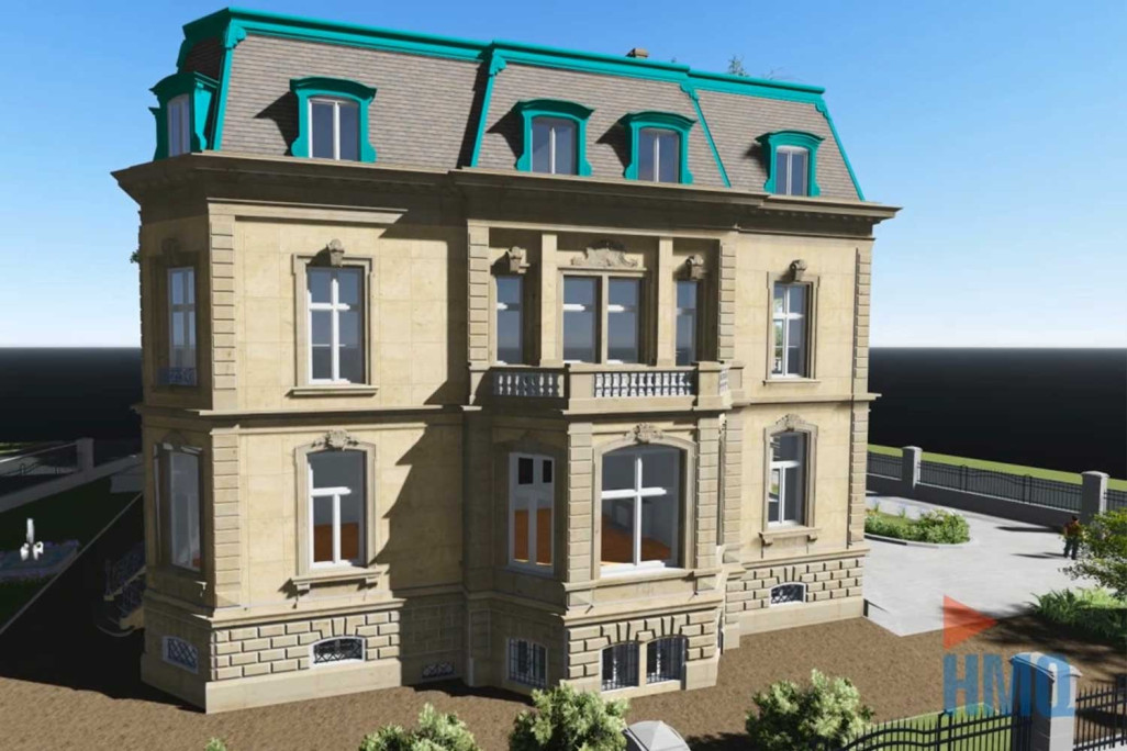 Zurich, Villa Windegg, modèle 3D, HMQ AG