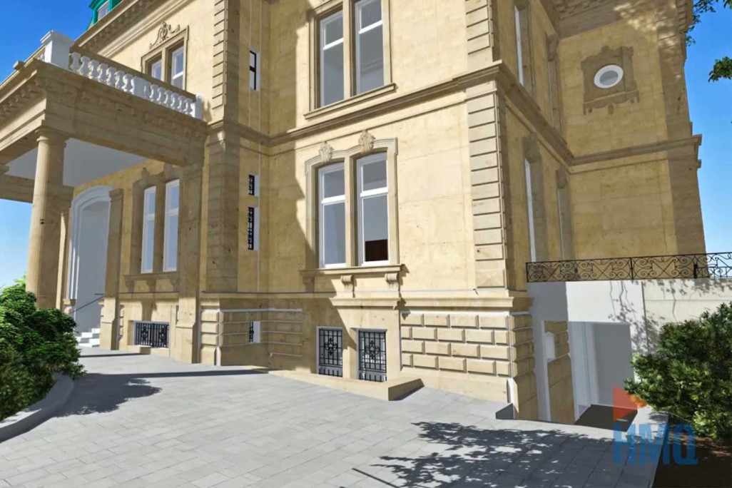 Zurich, Villa Windegg, modèle 3D, HMQ AG