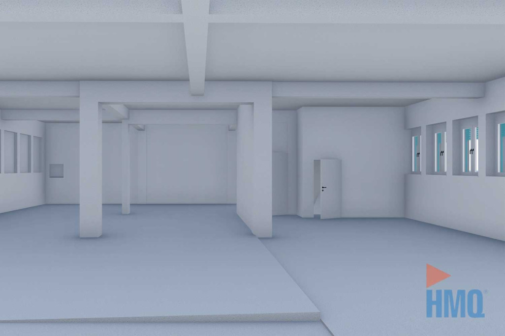 Installation industrielle Ramseier, modèle 3D intérieur, HMQ AG