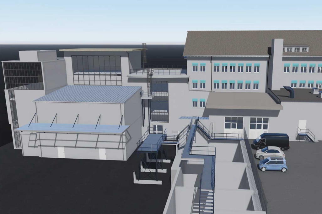 Sursee, Industrie Ramseier, modèle 3D, HMQ AG