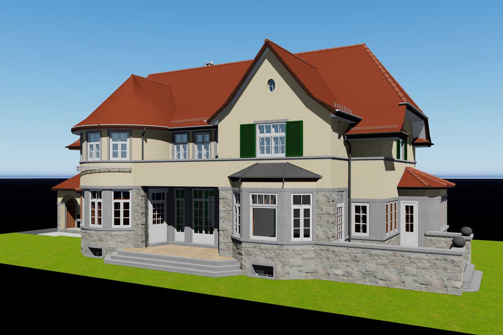 Modèle 3D ArchiCAD, HMQ AG