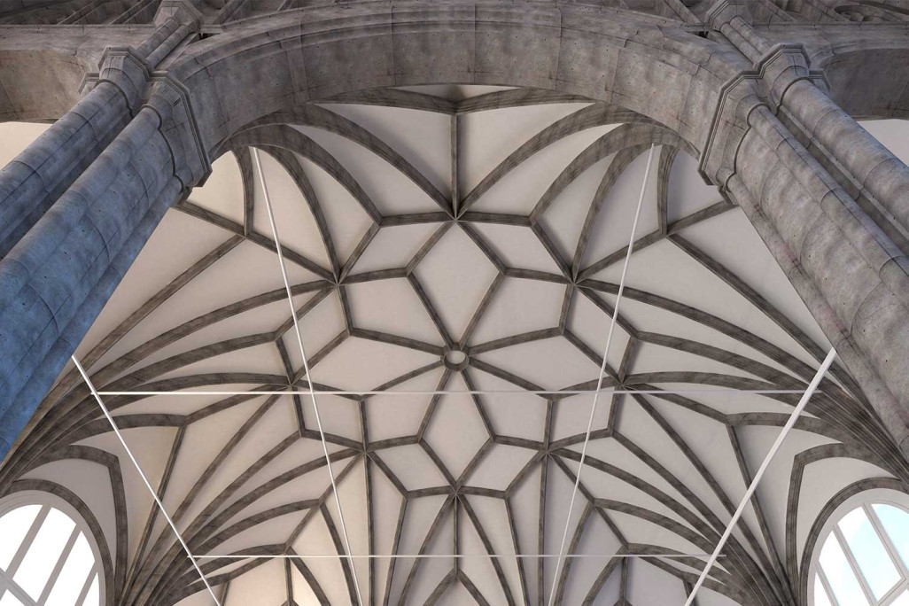 Modélisation 3D avec matériau, Musée national suisse, HMQ AG