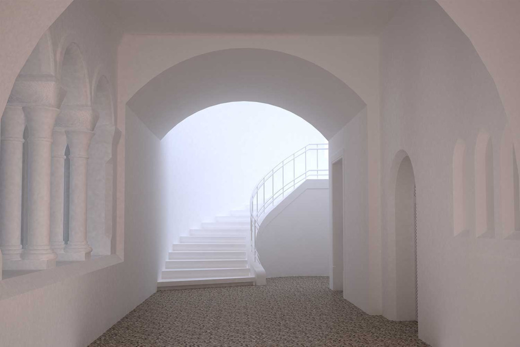 Modèle 3D avec matérialisation du Musée national suisse de Zurich, HMQ AG