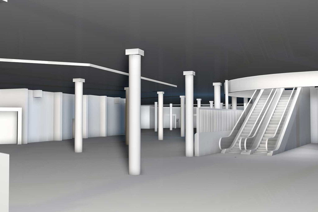 Zurich, Migros Limmatplatz, maquette 3D, HMQ AG