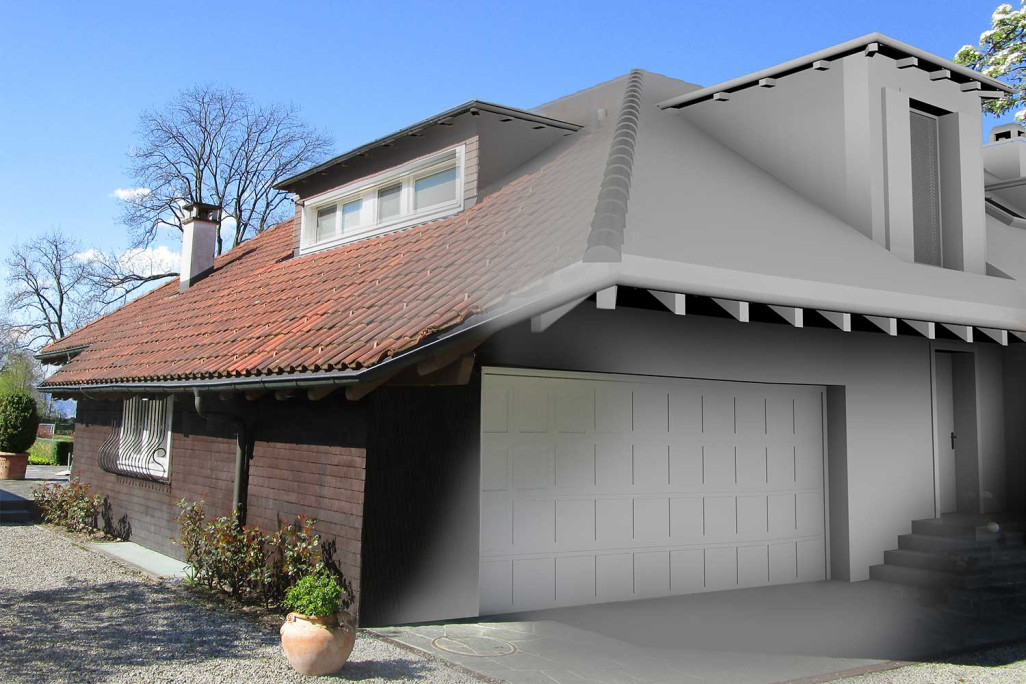 Modèle CAO 3D issu du relevé du bâtiment, HMQ AG