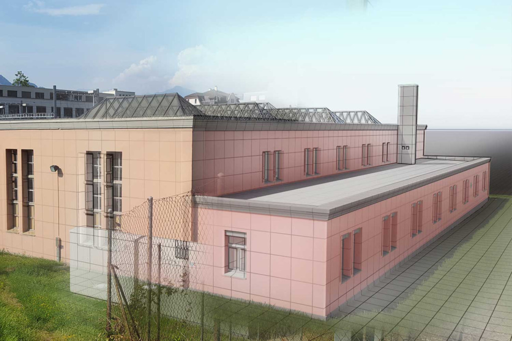 Lokremise Chur, modélisation 3D, HMQ AG