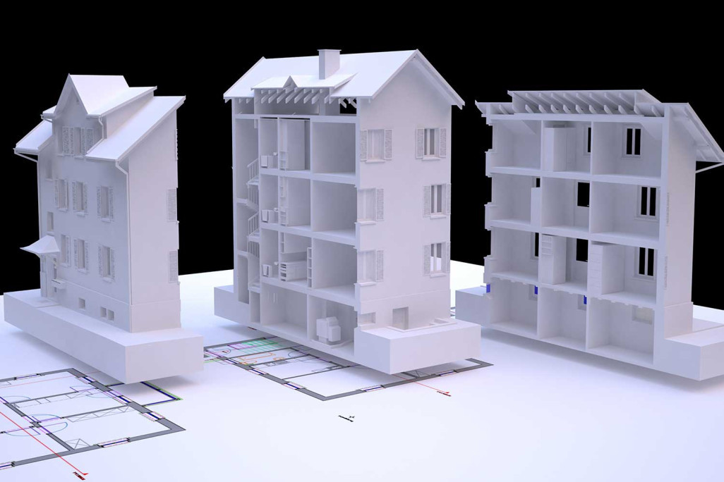 Coupes géométriquement correctes du modèle 3D, HMQ AG