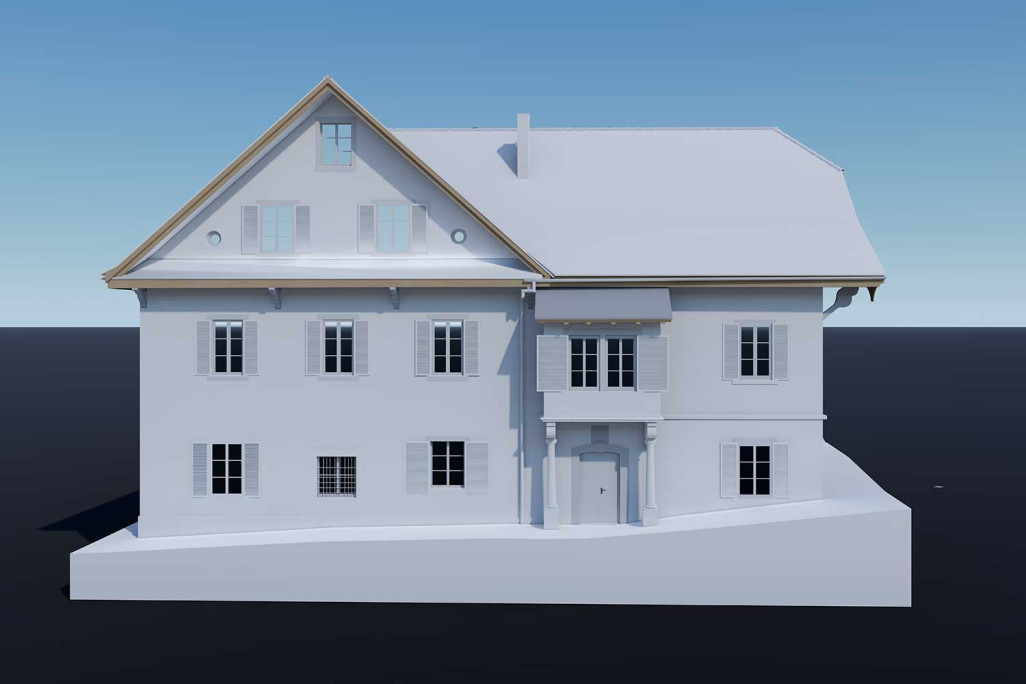 Modèle CAO 3D dans ArchiCAD, HMQ AG