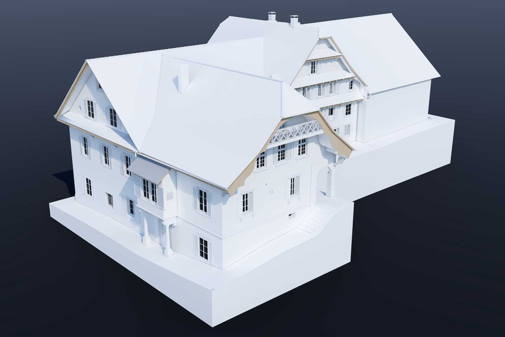 Modélisation CAO 3D d'une ferme, HMQ AG