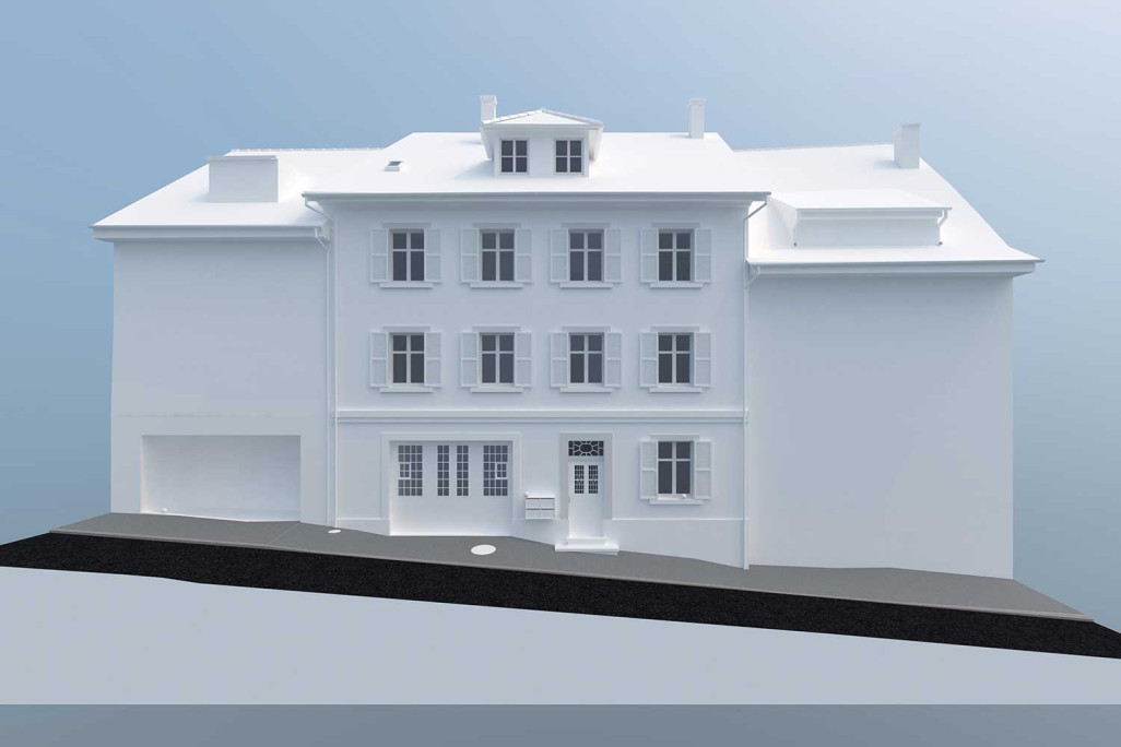 Modèle CAO 3D Maison mitoyenne à Liestal BL, HMQ AG