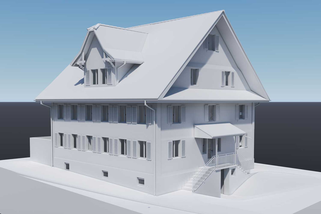 Modèle CAO 3D géométrique, HMQ AG