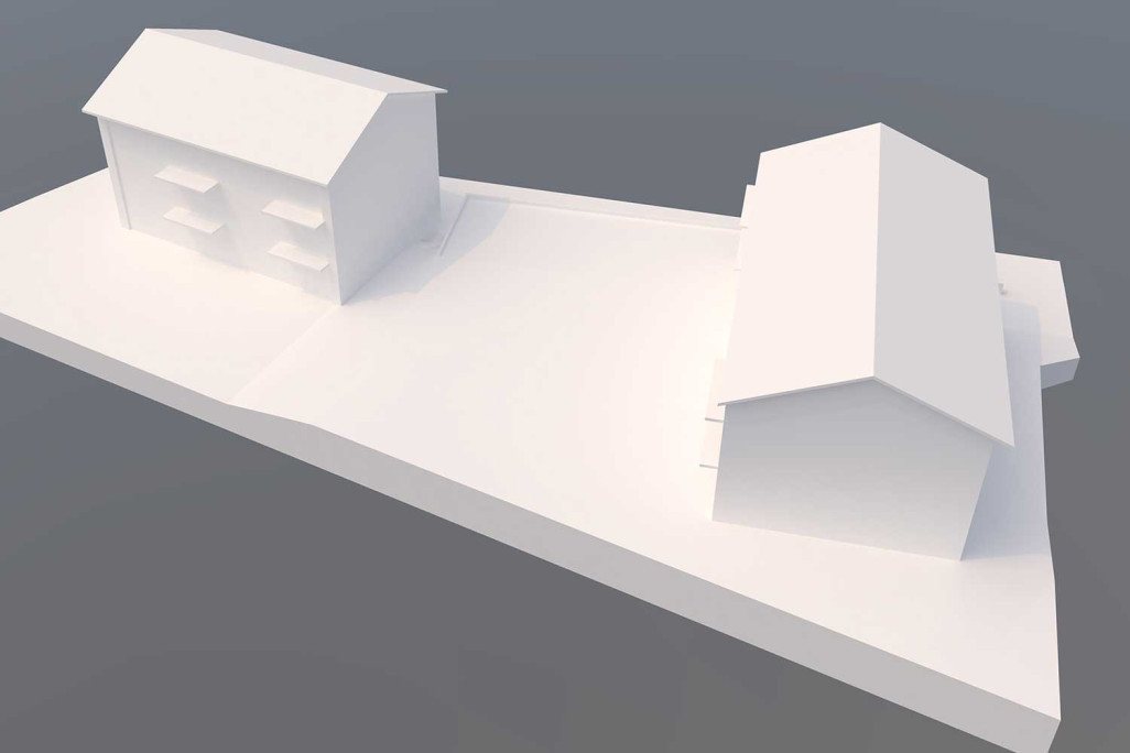 Solides 3D pour le calcul des volumes de construction, HMQ AG