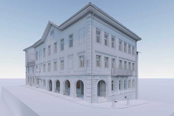 Immeuble résidentiel et commercial