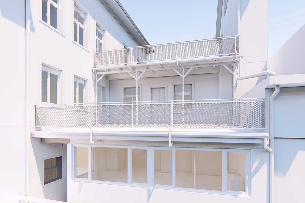 Modèle 3D dans ArchiCAD, HMQ AG