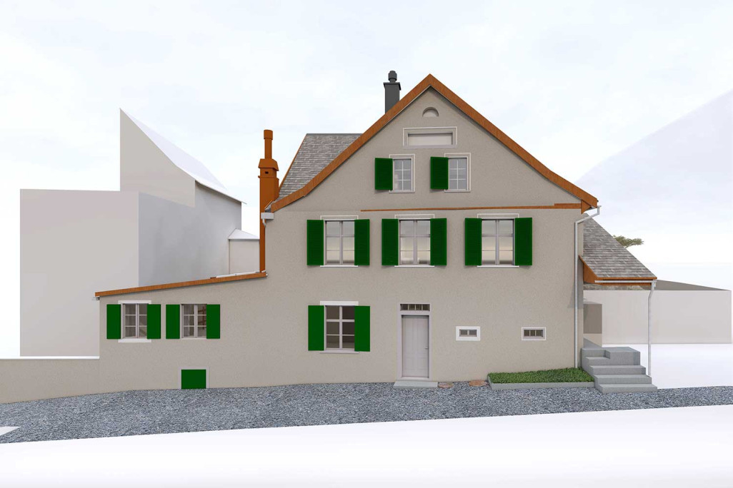 Azmoos SG, modélisation CAO 3D, HMQ AG