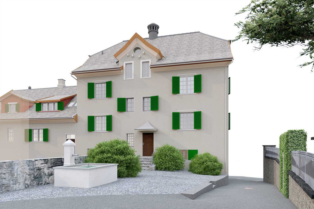 Azmoos SG, modèle 3D, HMQ AG