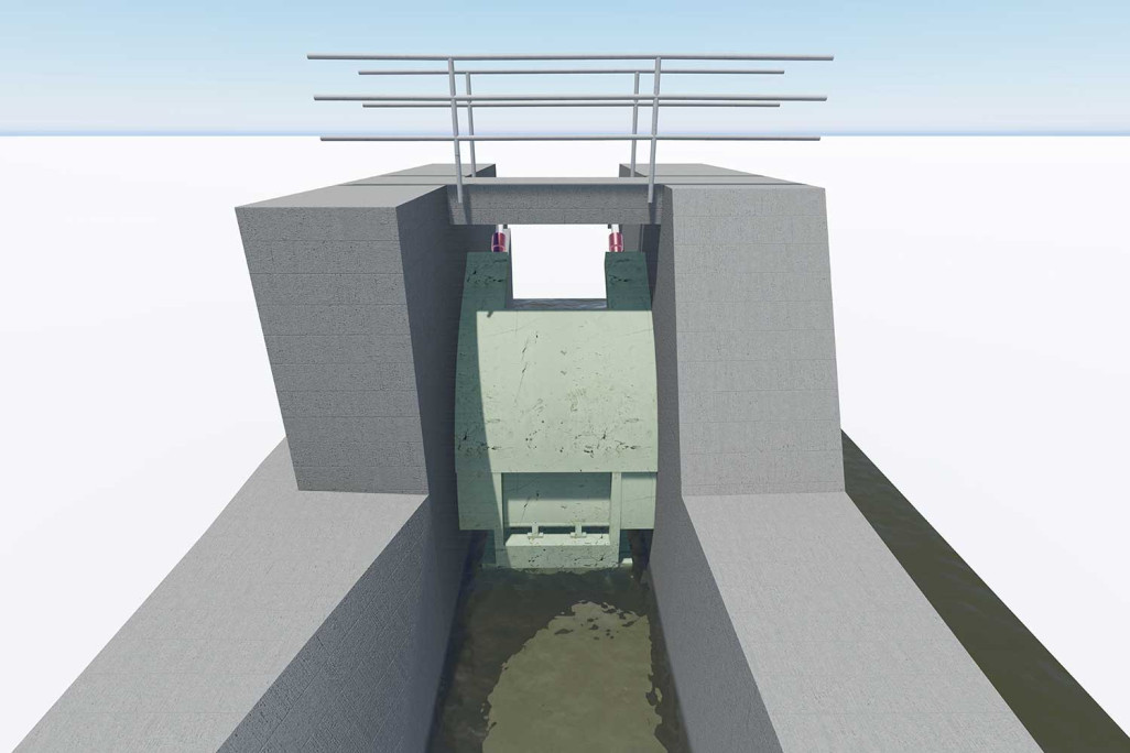 Modèle CAO 3D, hydroélectricité Grisons, HMQ AG