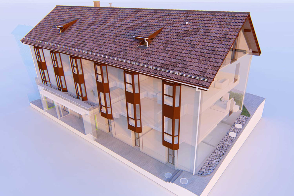 Neuhausen am Rheinfall, résidence Schönhalde, CAO 3D, HMQ AG