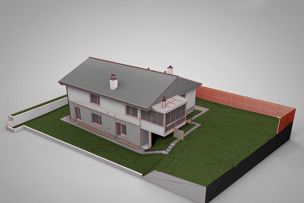 Modèle CAO 3D avec environnement, HMQ AG