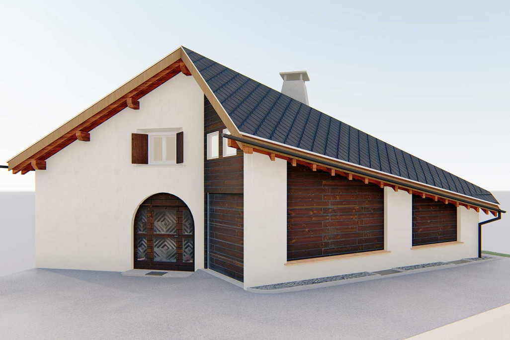 Modèle 3D dans CAD ArchiCAD, HMQ AG