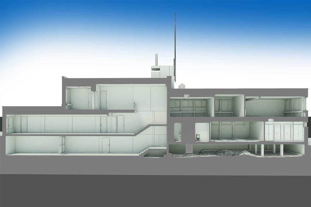 Modèle 3D en coupe, HMQ AG