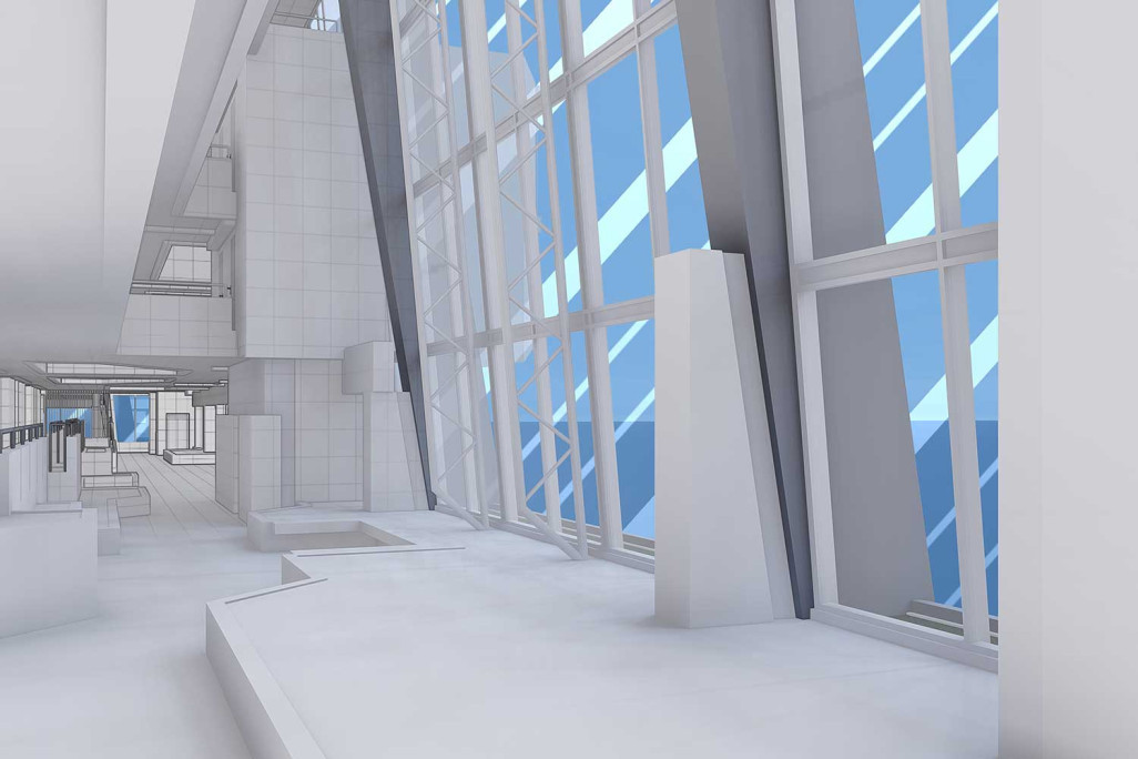 Modèle 3D, maison de retraite Eggölzli, HMQ AG