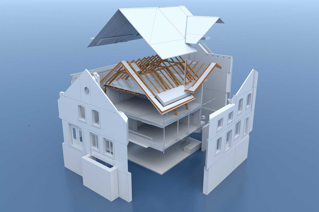 Zurich, modèle 3D, HMQ AG