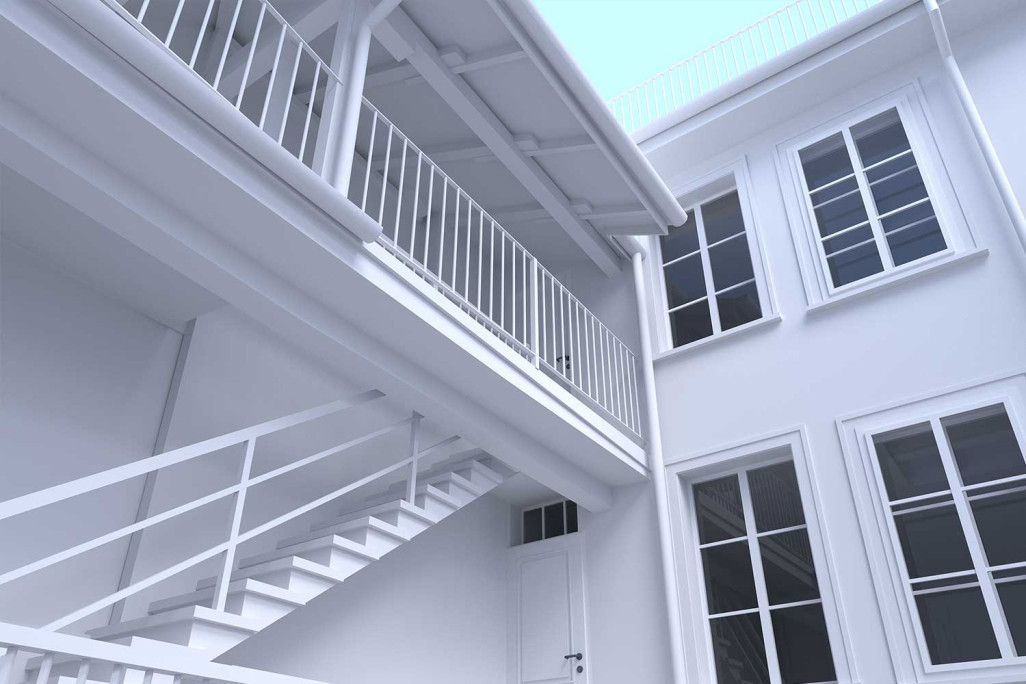 Berne BE, vieille ville, modèle CAO 3D, HMQ AG