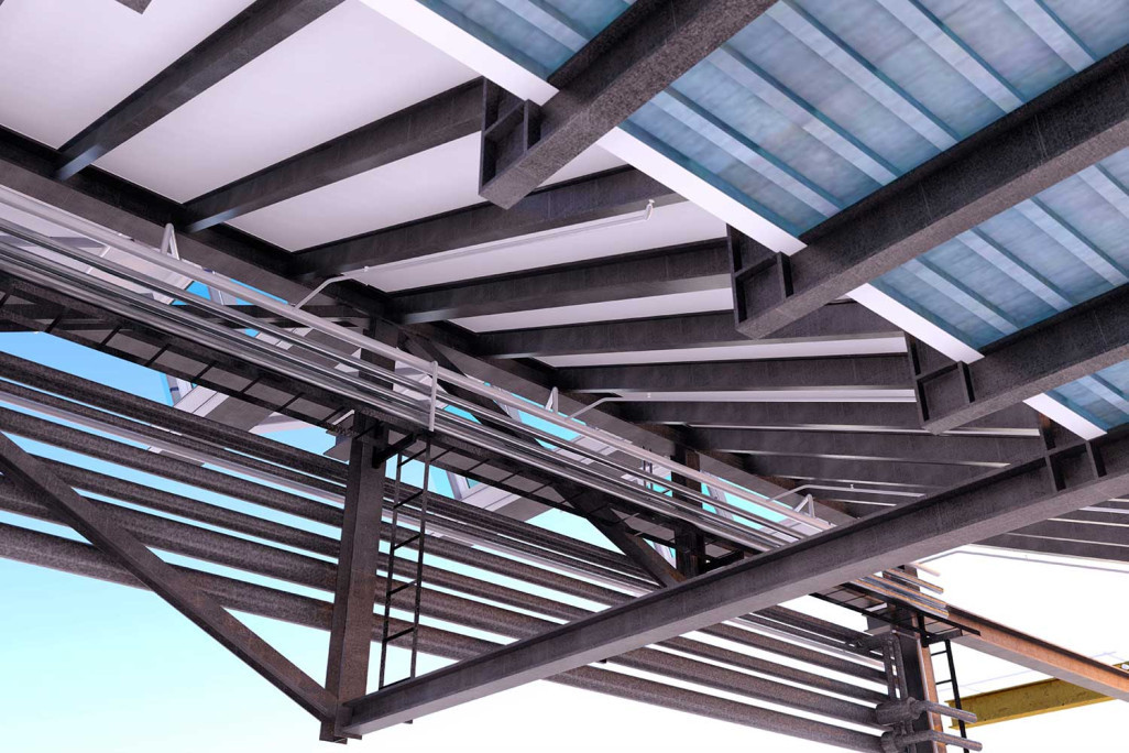 Modélisation CAO 3D de la structure porteuse, HMQ AG