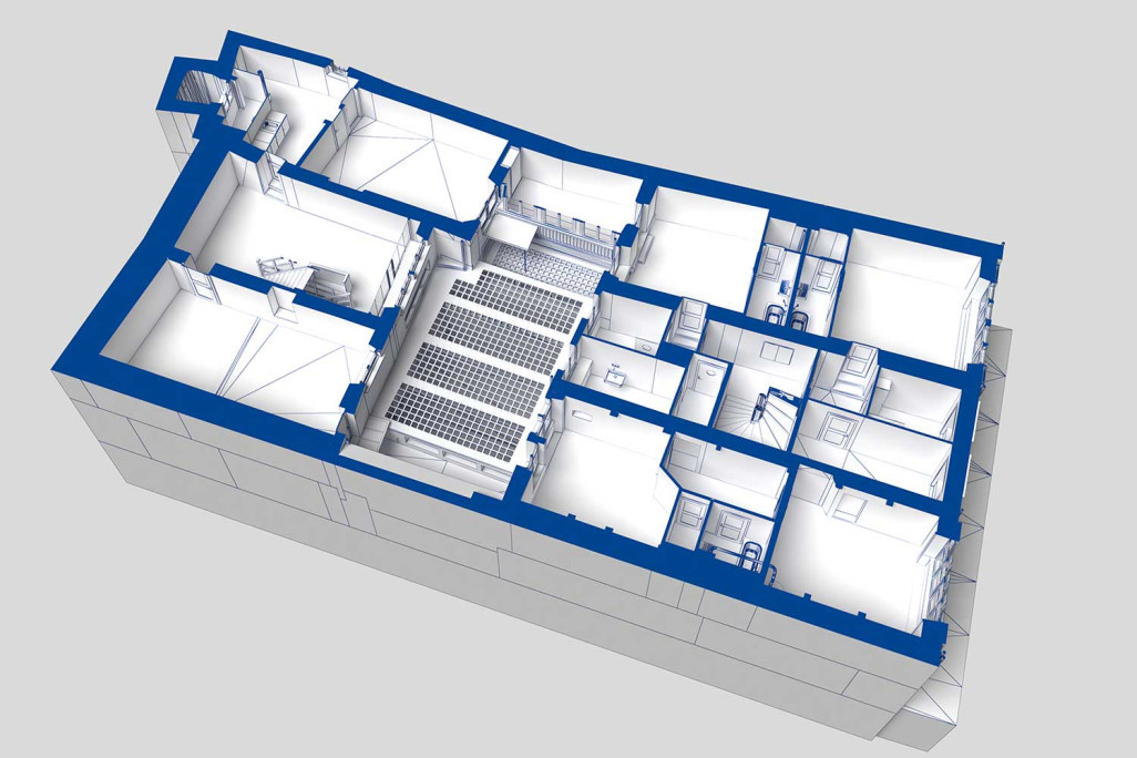 Plan 3D CAO, immeuble commercial à Bâle, HMQ AG