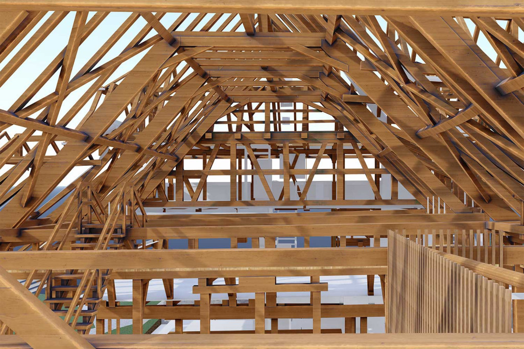 Berne, site Wyssloch, structure porteuse 3D, HMQ AG