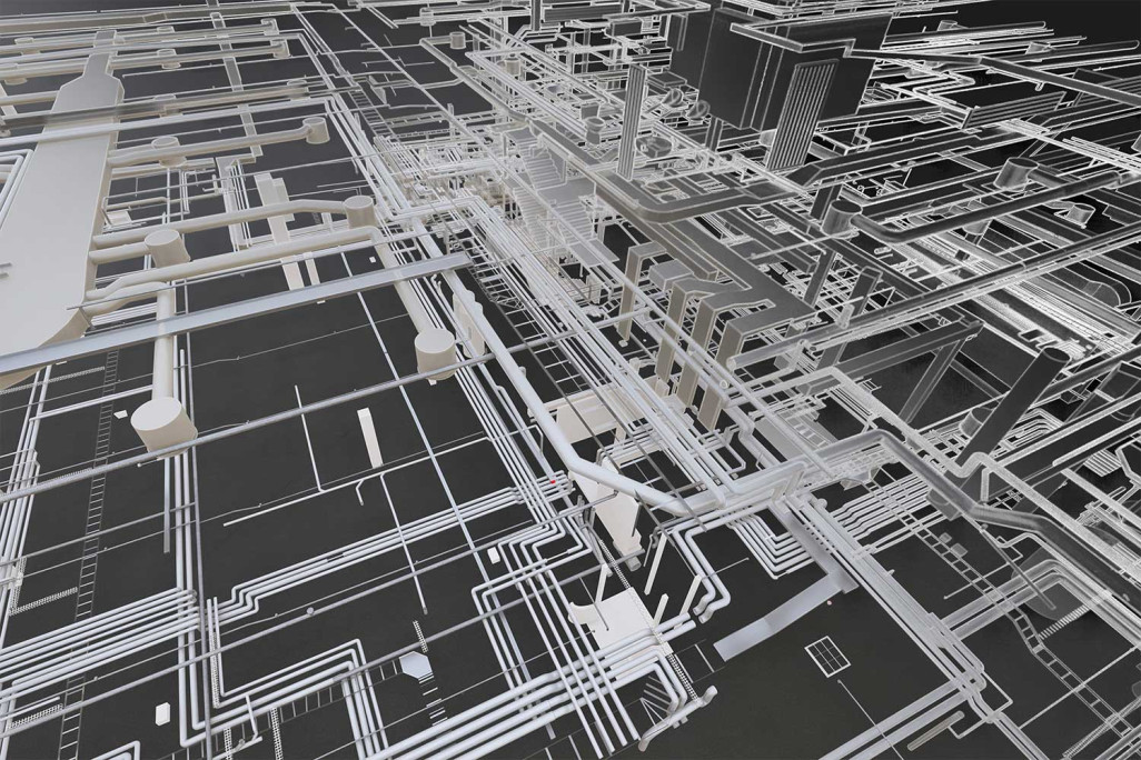 Modélisation 3D, bâtiments avec domotique, HMQ AG
