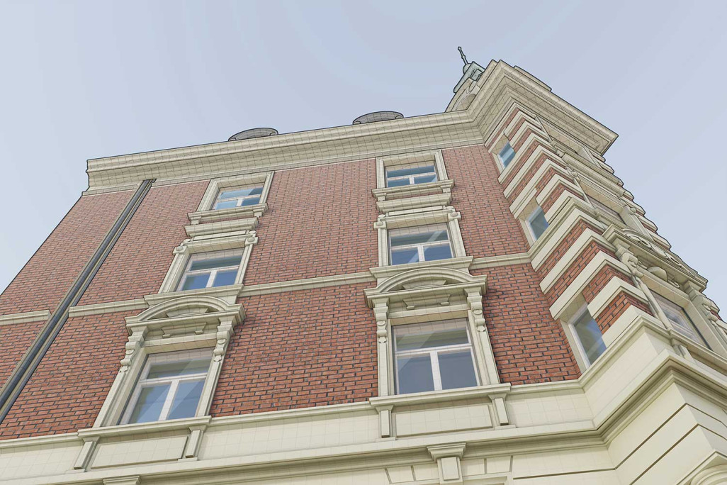 Zurich, modèle CAO 3D avec texture, HMQ AG