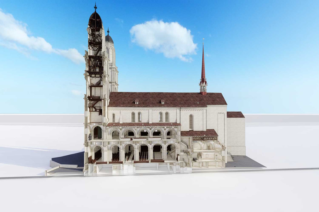 Zurich, ZH : Grossmünster